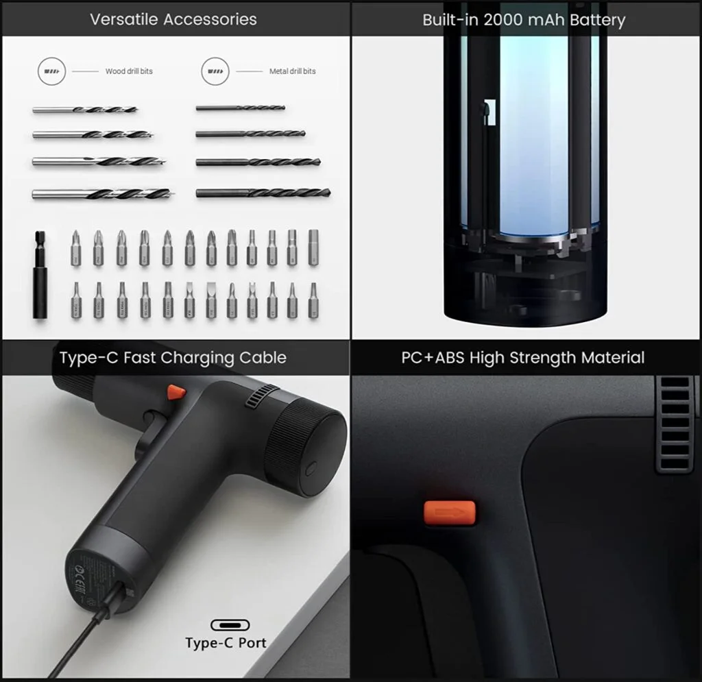 دریل شارژی شیائومی Xiaomi 12V Max Brushless Cordless drill