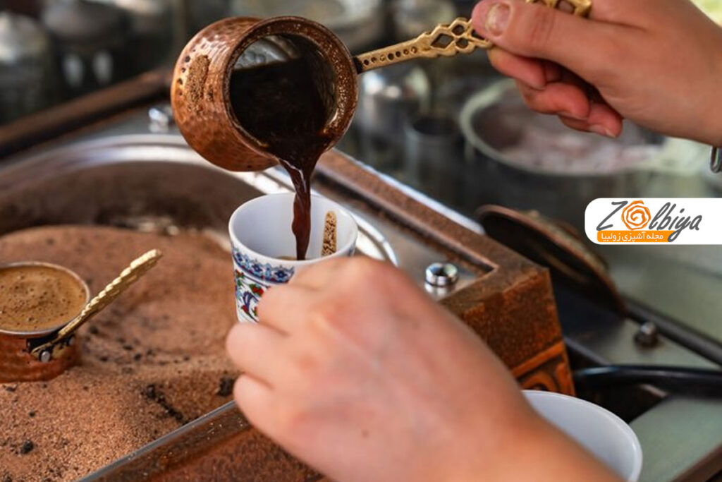 دم آوردن قهوه ترک